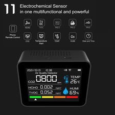 Smart WiFi Air Quality Monitor 12 Functions For Home Office WAIW
