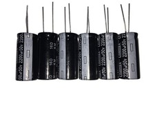 2200uF 50V 16X30 /-20 -40- 105  6 PCS Aluminum Electrolytic Capacitors