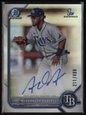 2022 Alexander Ovalles Bowman Chrome 1st Refractor Auto /499 (J495)