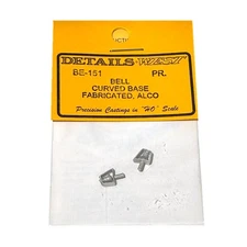 NEW Details West BE-151 Bells (2) Curved Base Fabricated Type for ALCO