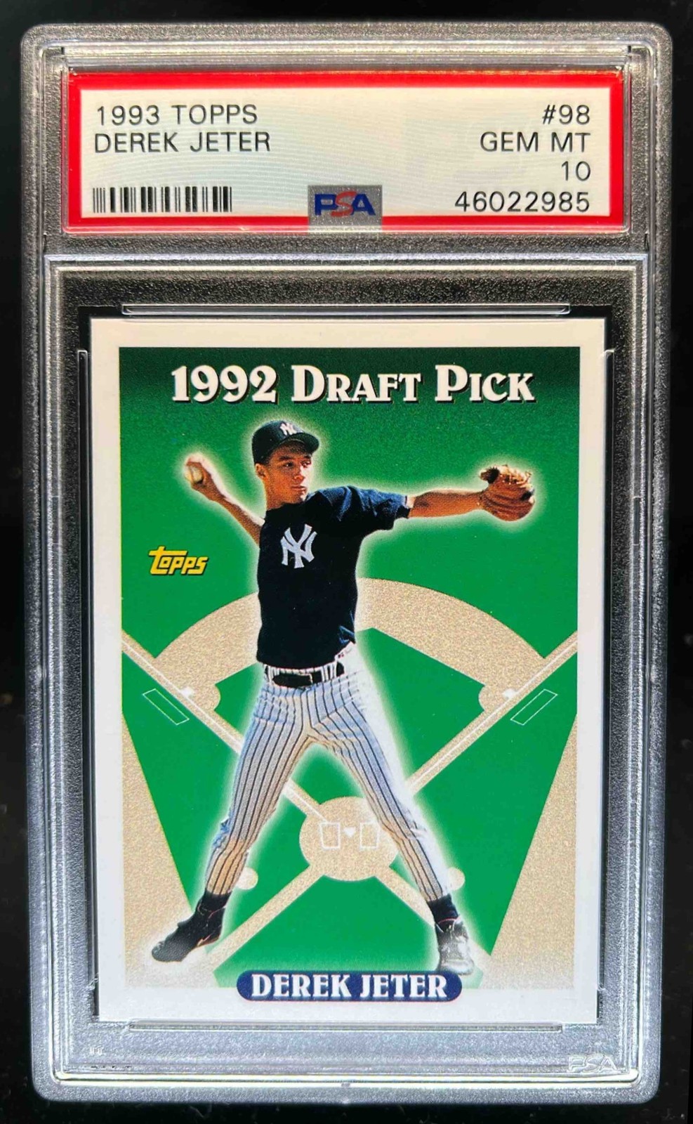 1993 Topps Derek Jeter RC Rookie #98 Yankees PSA 10