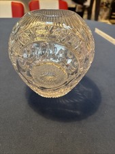 Wunderschöne alte Vase 16 cm hoch Bleikristall wie neu