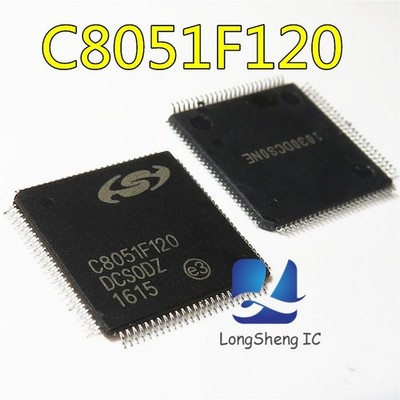 1PCS C8051F120-GQR Mixed Signal ISP MCU Family TQFP100 New *mz