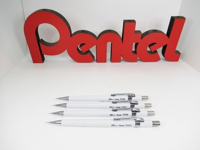 Pentel P200 Collection Colors - White, Set of 4 (Brazil)