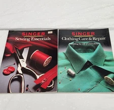 Sewing Essentials/Clothing Care & Repair Singer Reference Library PB Book Lot