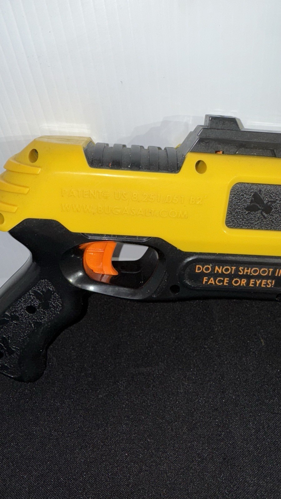 BUG-A-SALT 3.0  The Original Salt Gun Fly Swatter Yellow Black