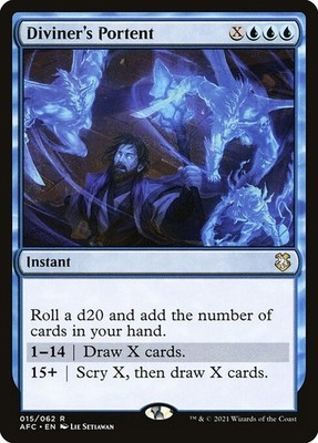 MTG Diviner's Portent [AFC] #15 en