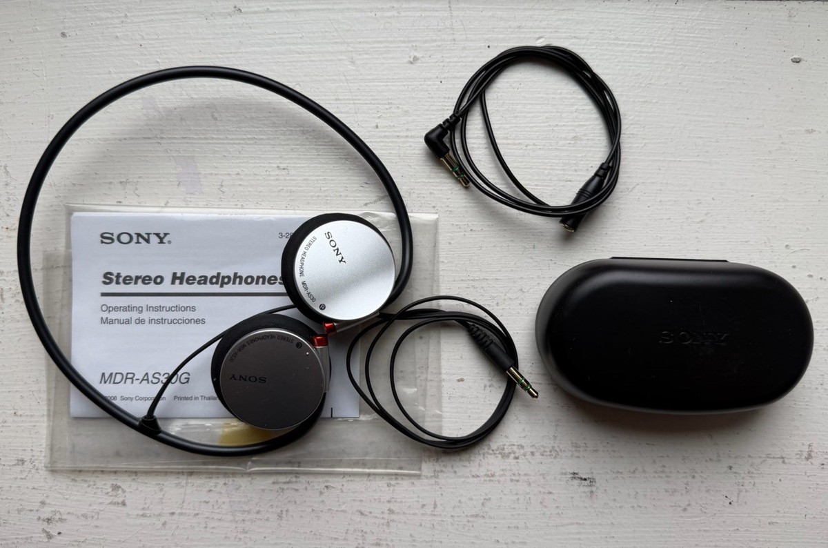 Sony MDR-AS30G Active style Stereo Headphones Behind the Neck