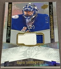 Henrik Lundqvist 2016 Upper Deck SPx Extraordinary Patch 21/25 Rangers