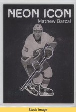 2021-22 Skybox Metal Universe Neon Icon Mathew Barzal #NI-13 READ 0k6r