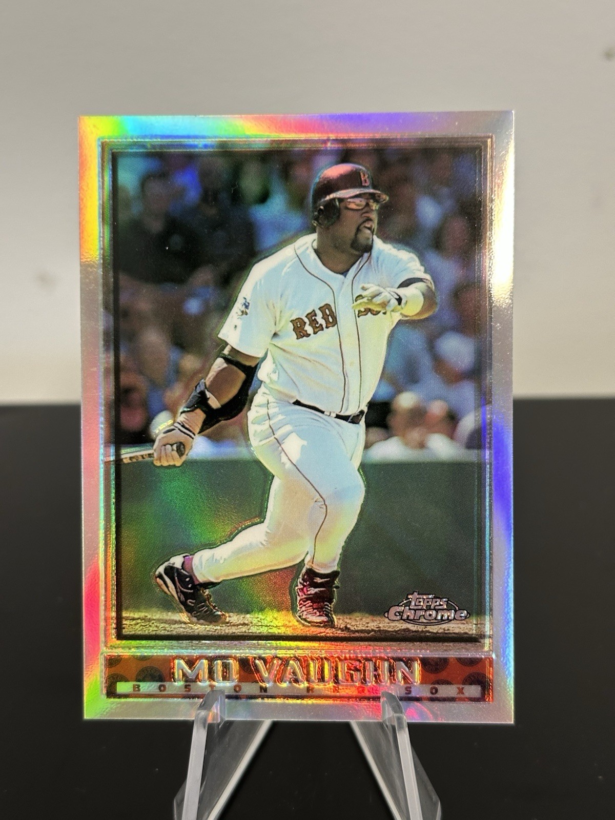 1998 Topps Chrome Refractor #14 Mo Vaughn Red Sox