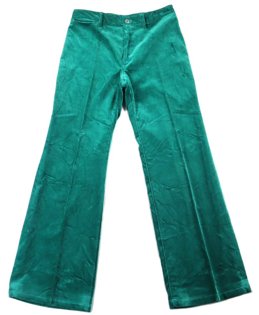 Green Velvet Pants for Men for sale | eBay