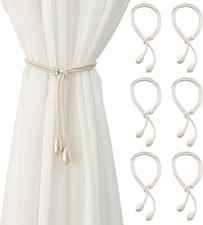 6 Stück Vorhang Raffhalter Für Vorhänge, Gardinenhalter Raffhalter Für Vorhänge,