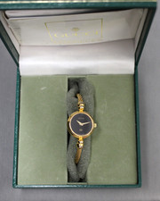 Vintage Running Gucci Black Dial Bangle Ladies Swiss Watch 2700L