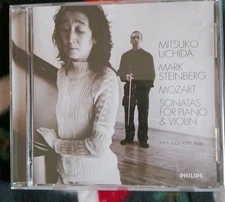 Mitsuko Uchida Mark Steinberg Mozart Sonatas For Piano & Violin CD 2005 