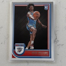 Panini NBA Hoops Jalen Williams Rookie #242 Oklahoma City Thunder Basketball Ca…