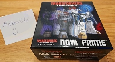 Transformers TFCC NOVA PRIME Collectors Club Exclusive Botcon FunPub NIB Rare 
