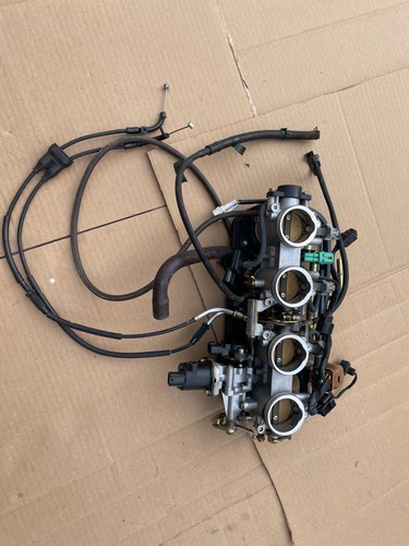 2004-2005 Kawasaki Ninja ZX10R OEM Throttle Body Assembly Injectors Harness