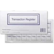 Personal Checkbook Registers with Transaction Ledgers for 2025 2026 2027 Set of