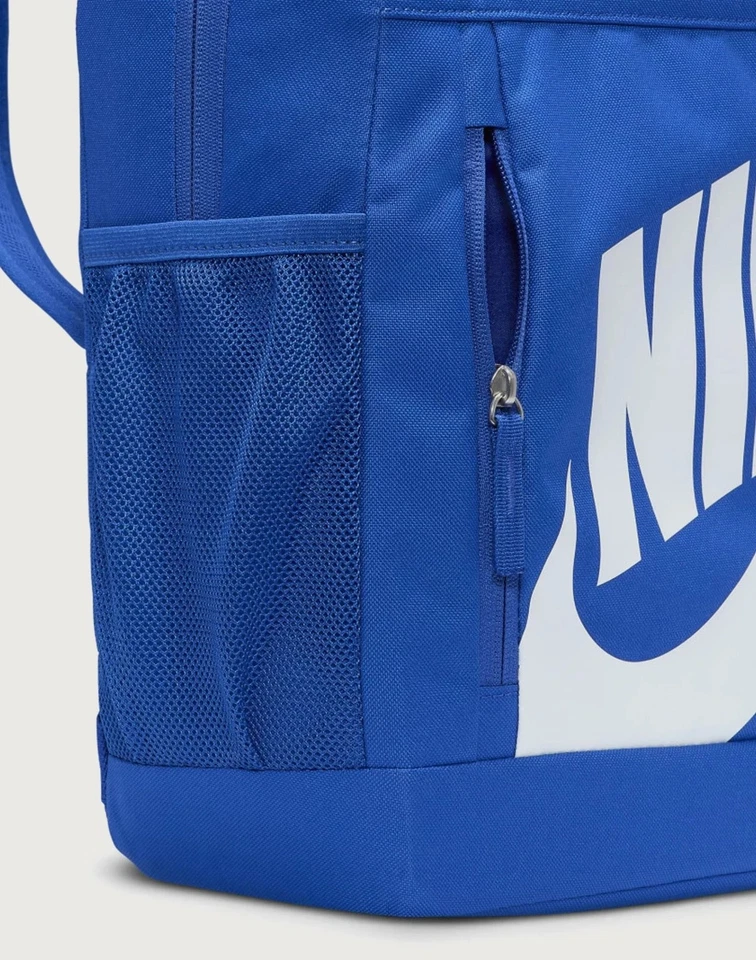 Nike Elemental Backpack Kids Sports Bag Casual Travel 20L Blue DR6084 480 New - Image 4 of 4