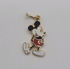 Vintage Walt Disney Productions MICKEY MOUSE Charm Pendant Enamel PRCO Retro