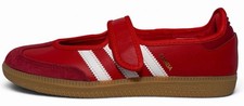 Adidas Samba Jane Women  s Shoes Scarlet Red Gum JQ6446 Multiple Sizes