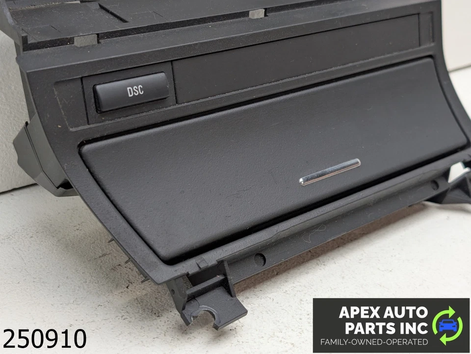 OEM 1999-2001 BMW 328Ci 2.8L Center Console Pocket Storage Tray Panel Black Foto 2 de 4