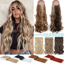 CLEARANCE One Piece Clip in 100 as Human Hair Extensions Remy Highlight 24"
