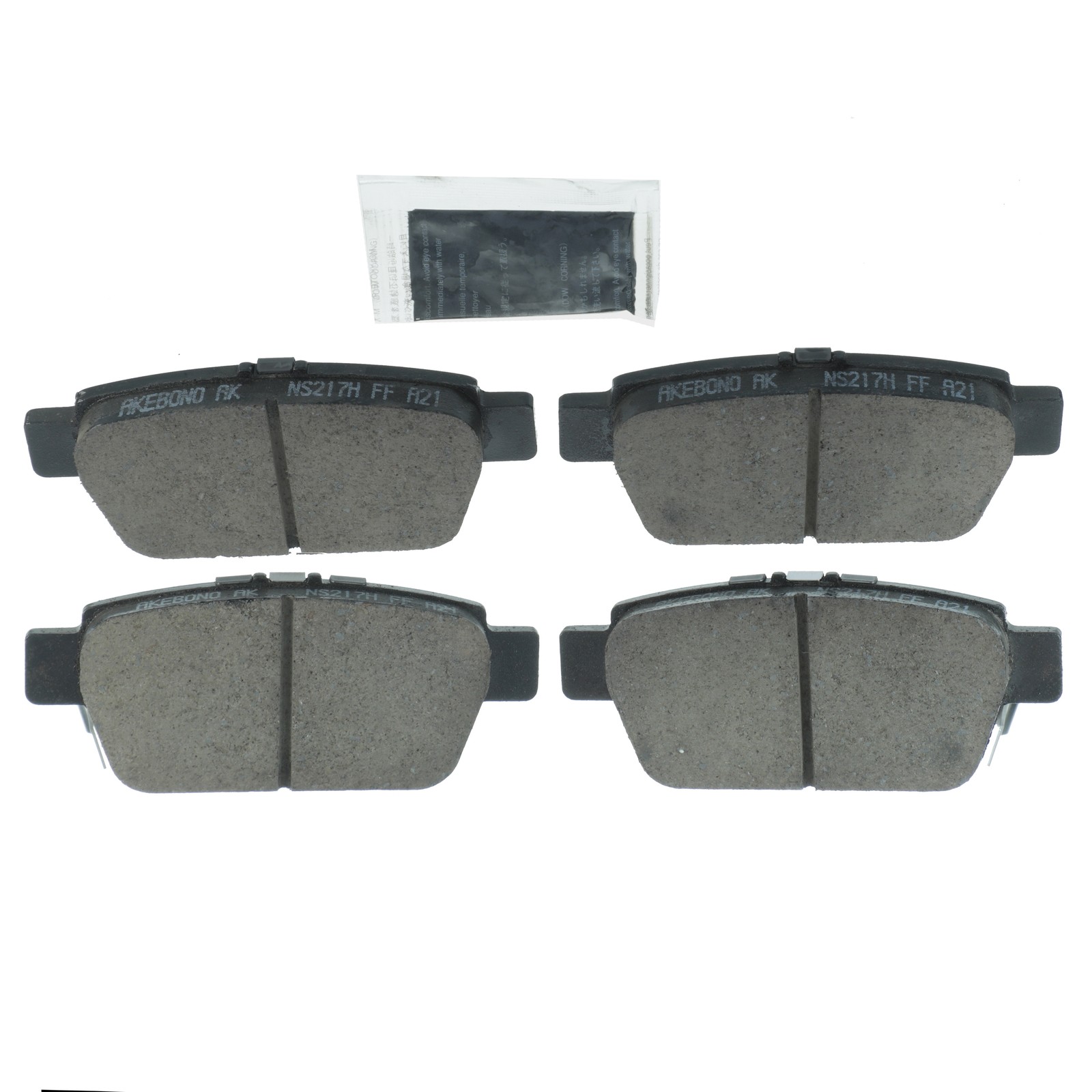 Juego de pastillas de freno traseras para Honda Ridgeline 2006-2014 (P/N 43022-TK4-A01)