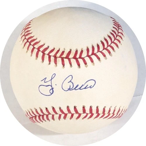 Yogi Berra Autographed AL Brown Baseball JSA CK18291