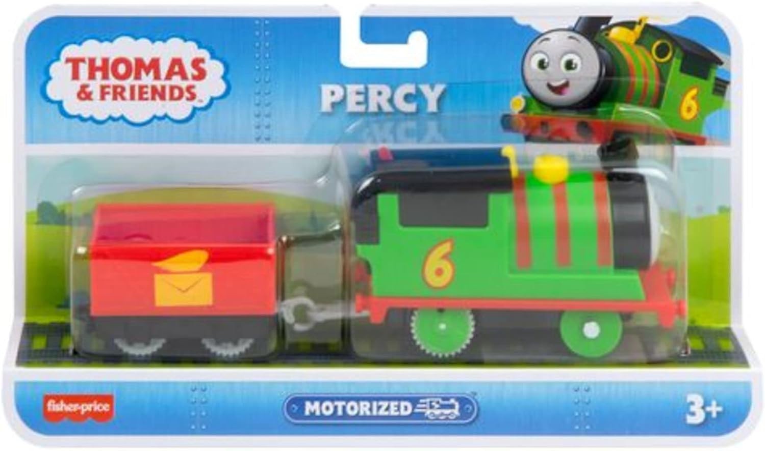 Модель паровозика THOMAS Motorisierter PERCY 20 см FISHER PRICE HDY60 5090₽