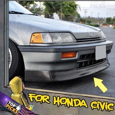 Fits 88-89 Honda Civic Ef Cs Style Front Bumper Chin Lip Spoiler Body Kit