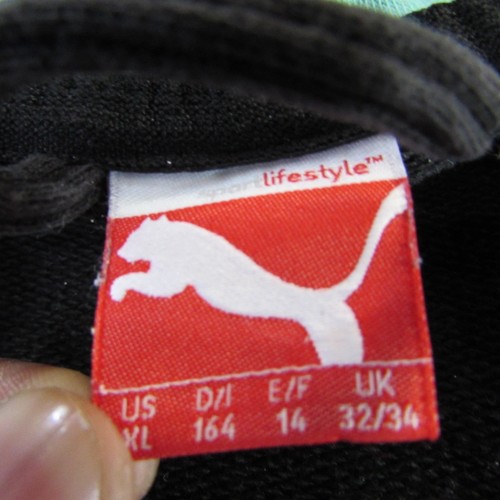 Puma Girls Zipped Hoodies Black Chest Size 34/36 UK XL Sku Y07398 - Picture 14 of 15