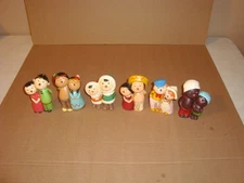 VINTAGE SET OF 6 1964 NEW YORK WORLD'S FAIR SOUVENIR "IT'S A SMALL WORLD" HAND