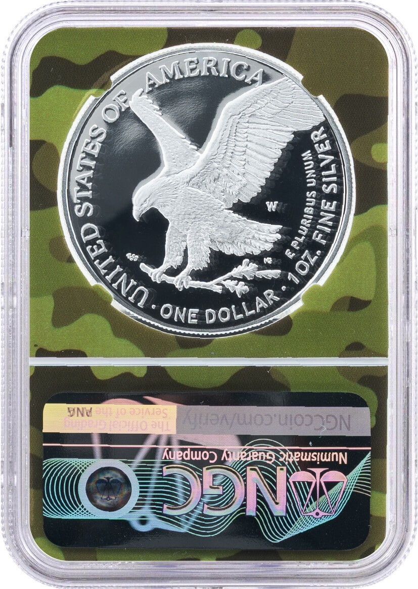 2025 W $1 Silver Eagle 250th Anniv U.S. Army Privy NGC PF70 UCAM