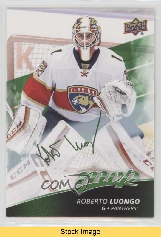 2017-18 Upper Deck MVP Green Script Roberto Luongo #129 HOF READ 0e3