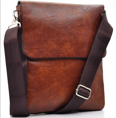 Borsello Tracolla Uomo Donna In Tela | Borsa Messaggero Retrò Per Scuola E Viaggio - Foto 3