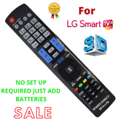Ersatz-Fernbedienung für LG AKB74455401 3D Smart MY Apps TVs