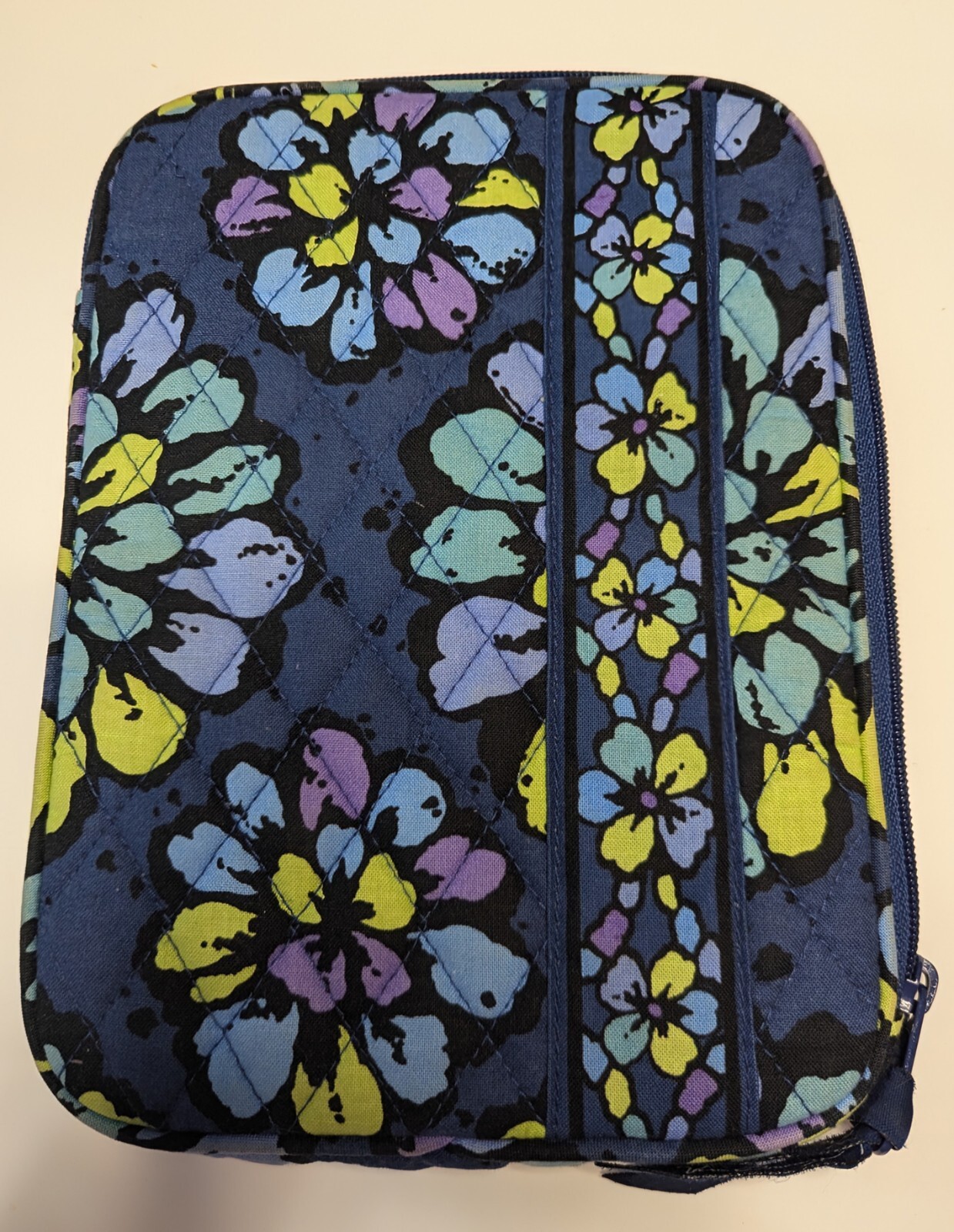 Vera Bradley Indigo Pop Padded Zippered Sleeve for iPad Tablet E-Reader  -image