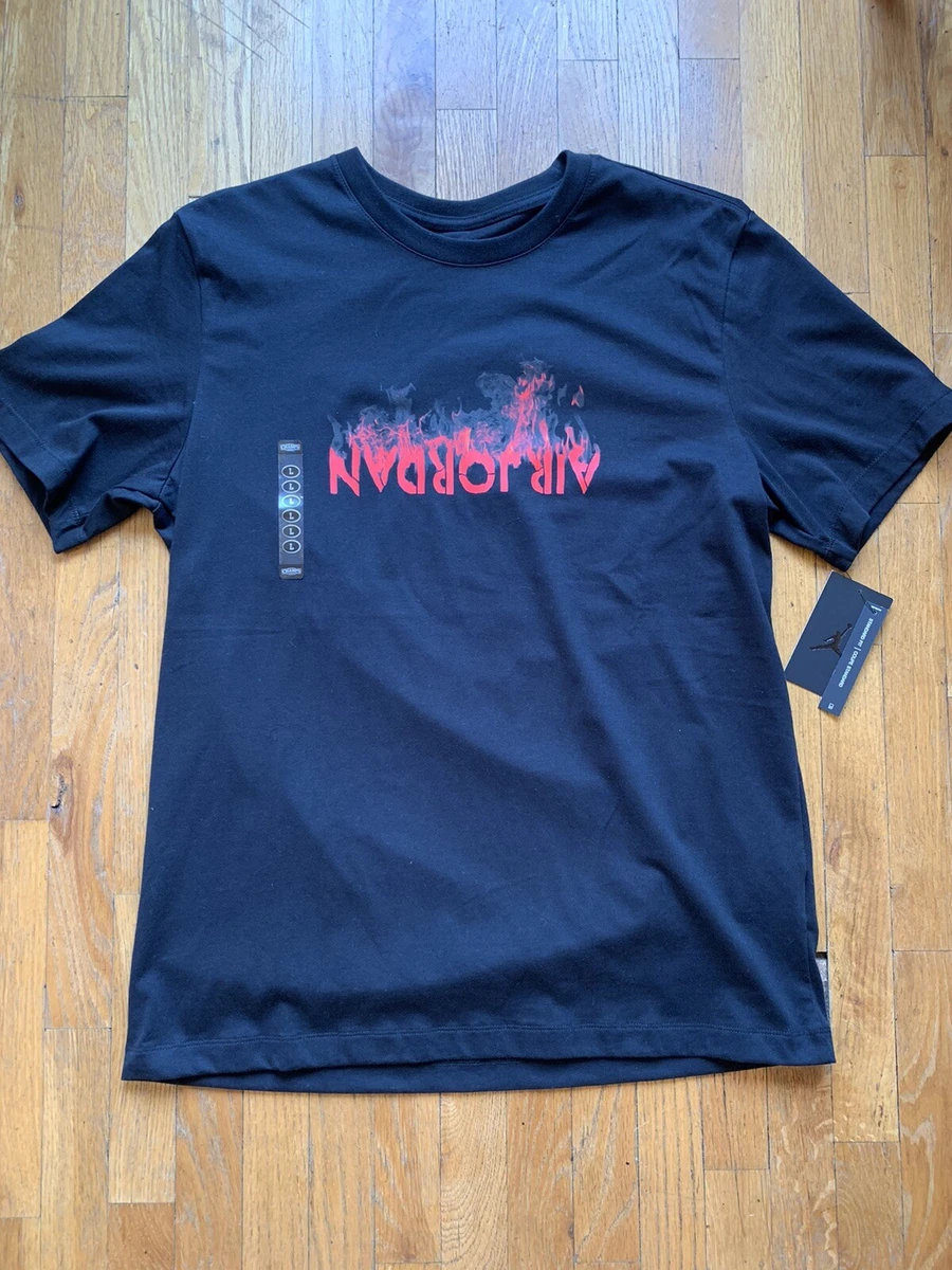 Air Jordan AJ4 Graphic T Shirt Black Large DD0407 010 Retro