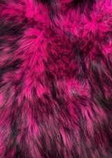 Husky HOT PINK faux Synthetic Fur upholstery Fabric by the yard 60" wide