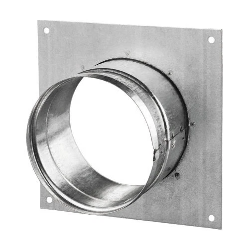 Metallflansch mit Einbaurahmen Wandanschlussrahmen Flansch Metallrohr dalap® DFK