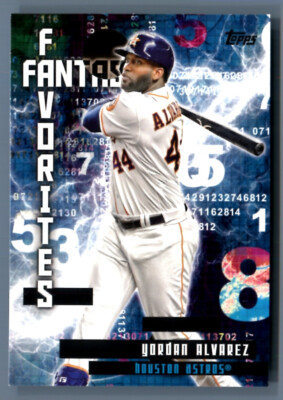 2024 Topps Series 2 YORDAN ALVAREZ FANTASY FAVORITES #FF-16 Houston Astros