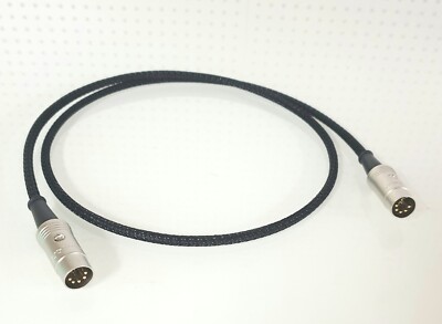 Viablue -EPC-4- HighEnd DIN-Kabel - 5-polig beschaltet - Stereokabel - Black