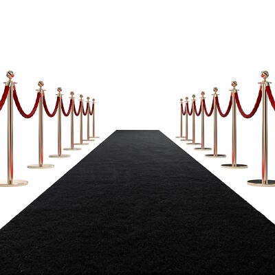 HOMBYS 450 GSM Extra Thick Carpet Runner for Partys & Events 3x15 ft, Non-Sli...