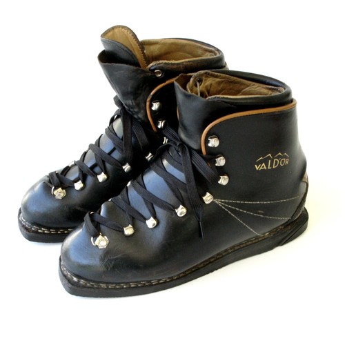 Chaussures de ski ancienne VALD'OR - Double laçage - Très bon état - Photo 1/11
