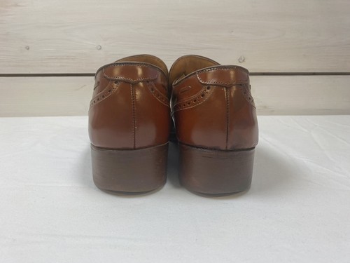 RARA scarpe uomo vintage Ben Berke pelle cognac e camoscio verde nappa anni '50 - Foto 3 di 8