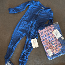 Kickee Pants Bundle Ruffles Stroller Blanket and Ruffle Footie with Zipper 12-18
