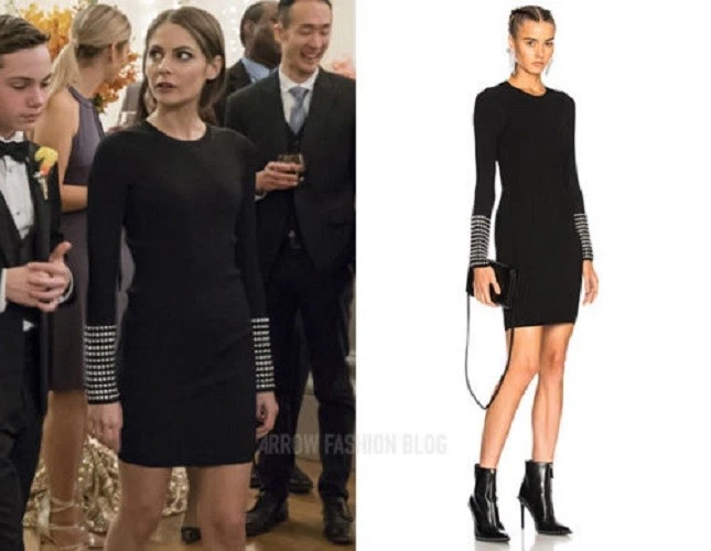 Abito Alexander Wang manica lunga dettaglio polsini taglia L $1.200 #413