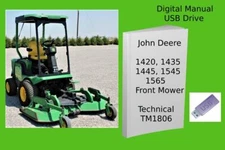 John Deere 1420 1435 1445 1545 1565 Front Mower Technical Manual See Description